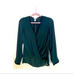 Beautiful Green H&M Blouse